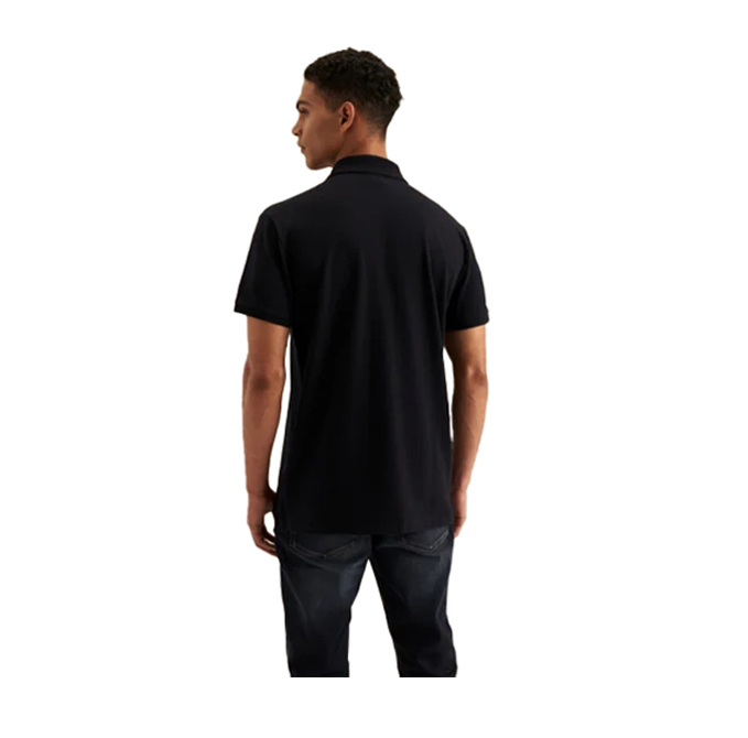 Polo Plain Pique Short Sleeve Golfer Mens - Navy