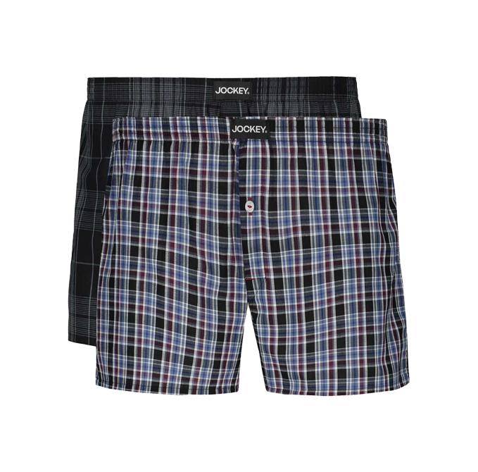 Jockey 2 Pack Boxer Briefs Mens