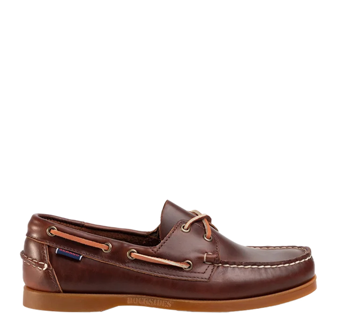 Sebago Dockside Portland Wax - Brown Honey(A20)