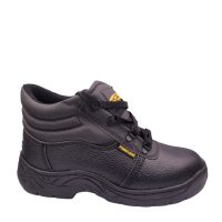 Powerland Mens Safety Lace Up Shoes in Black, available at Brandzz South Africa.