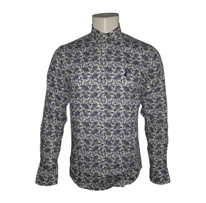 Polo Floral Printed Mens Shirt