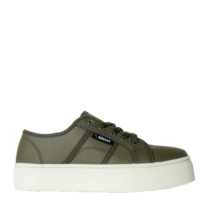 Soviet Rosewood Platform Ladies Sneakers