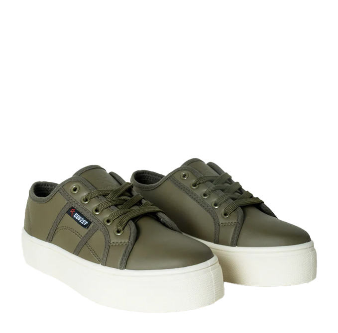 Soviet Rosewood Platform Ladies Sneakers