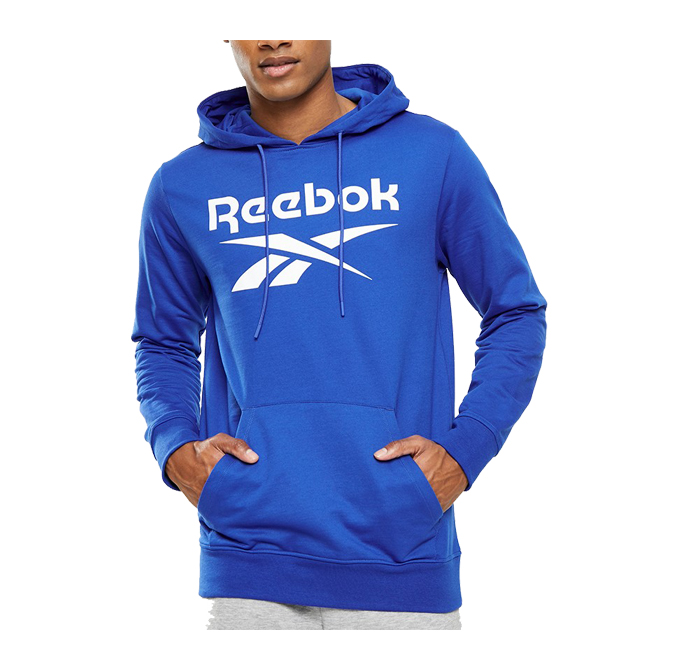 Reebok Fleece Hoodie Mens Tops