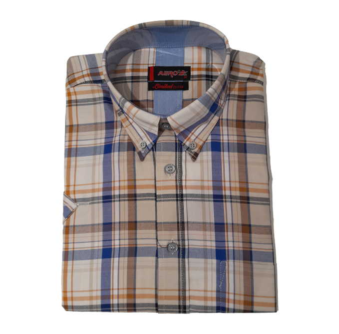 Brandzz Lorenzini Aero SS BD Men’s Shirt Blue – Stylish Comfortable Men’s Shirt South Africa