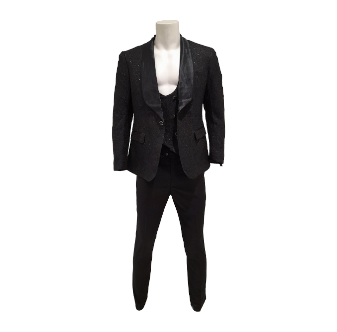 3 Piece Glitter Tuxedo Men's Suit