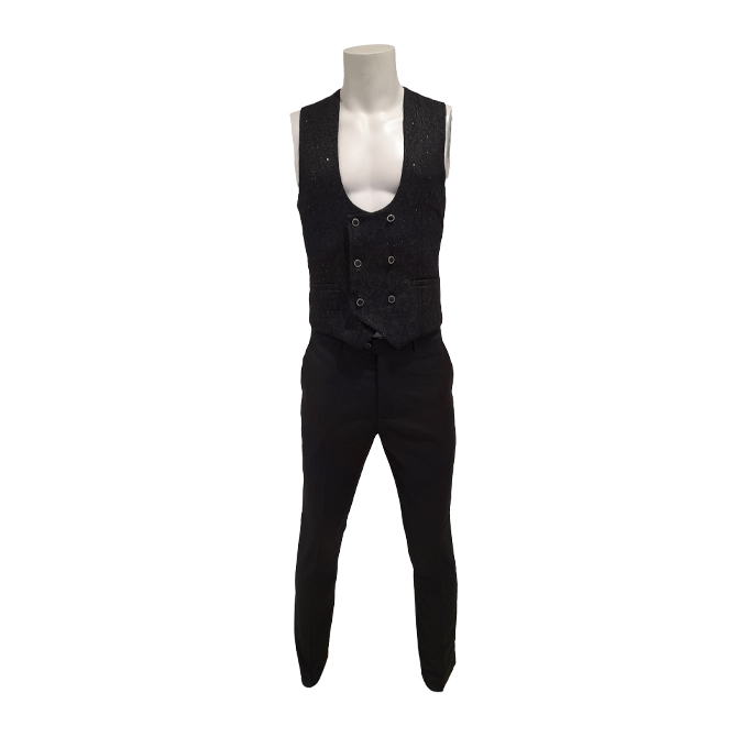 3 Piece Glitter Tuxedo Men's Suit
