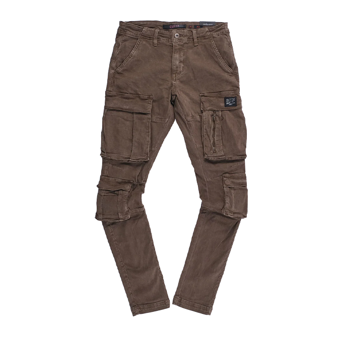 Cutty Vin men's chocolate jeans durable denim