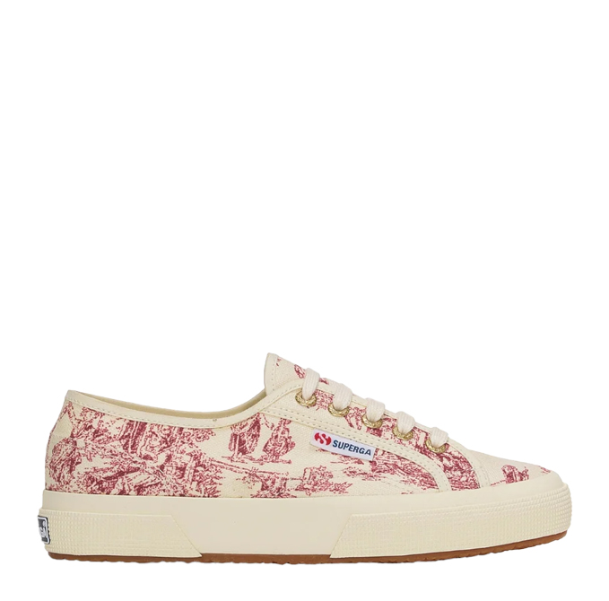 Superga 2750 Toile De Jouy Ladies Sneakers