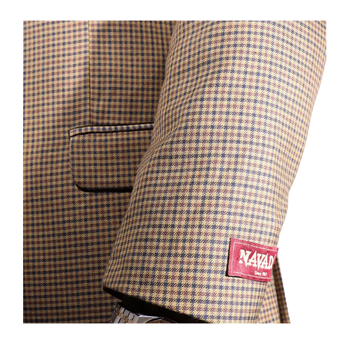 Navada Check Men's Coat